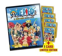 One Piece. Sticker & trading card. Ediz. illustrata. Con 5 bustine. Con card limited edition