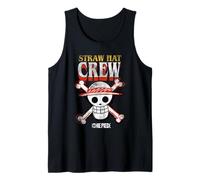 One Piece Straw Hat Crew Logo Débardeur