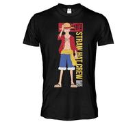 One Piece - Straw Hat Crew - T-Shirt Homme et Femme en Coton, Coupe Classique pour Adulte et Adolescent XS
