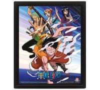One Piece - Straw Hat Pirates Assault - Poster Lenticulaire 3d 26x20c
