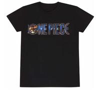 One Piece T-Shirt à Manches Courtes Unisexe Noir