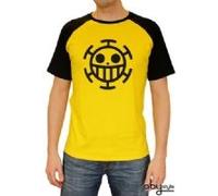One Piece - T Shirt Basic Homme Jaune Trafalgar Law Taille M
