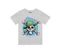 One Piece T Shirt Garçon, Tee Shirt Enfant, Vêtements Garçon Été, Chemise Été à Manches Courtes, T-Shirt Enfant, Gris 12-13 Ans