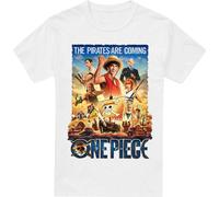 One Piece - T-shirt "Pirates Are Coming" pour homme TV5212 (4XL) (Blanc)