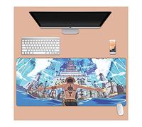 One Piece Tapis de Souris Gaming XXL, 900x400mm, Anime Mouse Pad - Surface spéciale améliore la Vitesse et la précision, 3mm Base en Caoutchouc Antidérapant Surface-pour Ordinateur et PC, C