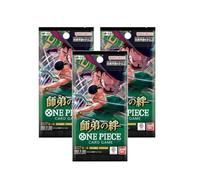 One Piece TCG - OP-12 Bonds of Master and Disciple - 3 boosters de 6 cartes - Japonais + protection d'expédition Heartforcards® (3 boosters)