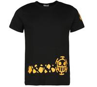 One Piece Trafalgar New World Unisexe T-Shirt Manches Courtes Noir L