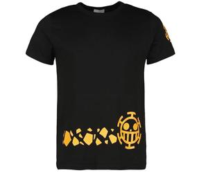 One Piece Trafalgar New World Unisexe T-Shirt Manches Courtes Noir L