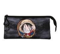 OnePiece Trousse triple Ropes Ripstop Noir 23 x 11 cm