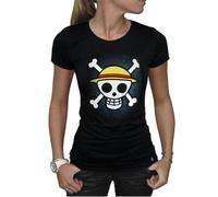 ONE PIECE - Tshirt Skull with map femme MC blac…