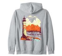 One Piece Twin Cape Reverse Mountain Poster Sweat à Capuche