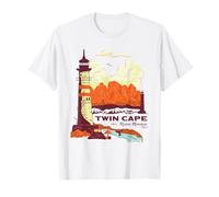 One Piece Twin Cape Reverse Mountain Poster T-Shirt