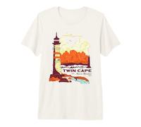 One Piece Twin Cape Reverse Mountain Poster T-Shirt Haut de Gamme
