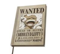 One Piece Wanted Luffy Indifférent Carnet de notes multicolore Papier