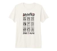 One Piece Wanted Posters Wanted Dead Or Alive T-Shirt Haut de Gamme