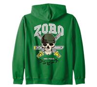 One Piece Zoro Collegic Skull Sweat à Capuche