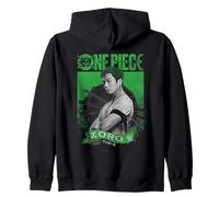One Piece Zoro Etched Portrait Officiellement licencie Sweat à Capuche