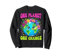 One Planet One Chance Earth Day Étudiants Enseignants Sweatshirt