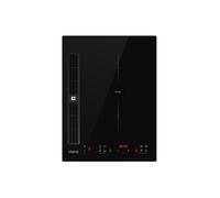 One Plaque à induction aspirante 2 Foyers tactile 9 niveaux de puissante 460m³/h 4 vitesses fonction boost flexizone verrouillage enfant minuterie