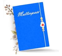 ONE+PLUS® Housse de protection de qualité supérieure pour carnet de maternité - En feutre - Pour carnet de vaccination - Cadeau pour les femmes enceintes