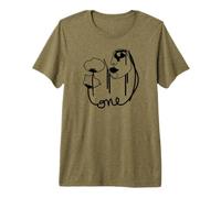 One - Portrait Pavots et Abeille T-Shirt Haut de Gamme