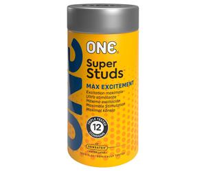 ONE - préservatif texturé - à points stimulants - boîte de 12