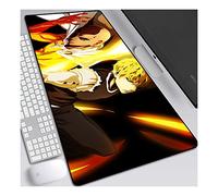One punch man 800x300mm speed Gaming Tapis de Souris, XL Anime Mouse Pad-Surface spéciale améliore la Vitesse et la précision, 3mm Base en Caoutchouc Antidérapant Surface-pour Ordinateur et PC, A