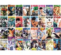 One-Punch Man Manga Series 32-Book Complete Collection Set (Vol.1 to Vol.32) - Action Comedy, Superhero Parody & Epic Battles