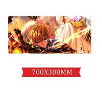 One-Punch Man Punch 700X300Mm Tapis De Souris, Étendu XXL Grand Tapis De Souris De Jeu Professionnel avec Base De 3Mm D'Épaisseur, pour Ordinateurs Portables, Pc