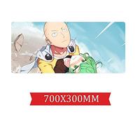 One-Punch Man Punch Tapis De Souris De Jeu De Vitesse |Tapis De Souris XXL | 700 X 300Mm Grand Format |Base De 2Mm D'Épaisseur | Précision Et Rapidité Parfaites, O