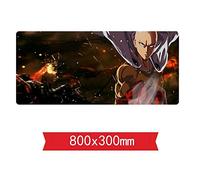 One-Punch Man Punchspeed Tapis De Souris De Jeu | Tapis De Souris XXL | 800 X 300Mm Grand Format |Base De 3 Mm D'Épaisseur | Précision Et Vitesse Parfaites, E