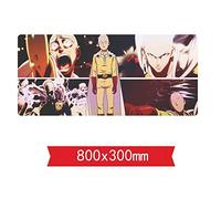 One-Punch Man Punchspeed Tapis De Souris De Jeu | Tapis De Souris XXL | 800 X 300Mm Grand Format |Base De 3 Mm D'Épaisseur | Précision Et Vitesse Parfaites, B