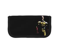 One Punch Man Saitama Tatsumaki Genos Trousse à crayons en toile pour filles garçons écoliers grande capacité, Type 5, 19 x 5 x 9 cm, Dessin animé