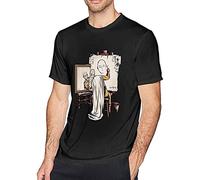 One Punch Man T-Shirt Men Cotton Short Sleeve Cool T Shirt Tee Top S Black M