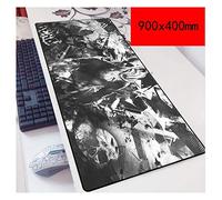 One Punch Superman 900X400Mm De Monstre De Poche, Tapis De Souris Gaming De Précision Et De Rapidité avec Base De 3Mm D'É Paisseur, pour Ordinateurs Portables, Y