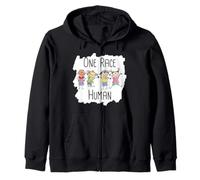 One Race Human - Anti-racisme - Diversité Sweat à Capuche