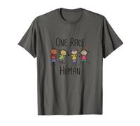 One Race Human - Anti Racisme - Diversité T-Shirt