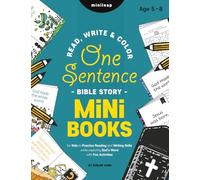 One Sentence - Bible Story - Mini Books: for Kids to Practice Reading and Writing Skills while exploring God’s Word with Fun Activities