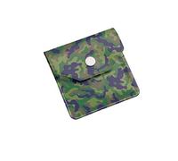 One Shop Cendrier de poche pour cigarettes, lavable, doux, avec doublure intérieure, résistant au feu, cendrier, pour cigarettes, sac de plage, piscine, anti-odeurs, 2 pièces (Camouflage)