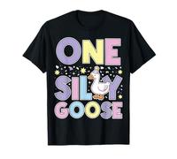 One Sily Goose 1er anniversaire assorti pour fille, garçon, maman, papa T-Shirt