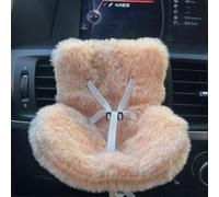 (One size,Milk tea color)For OB11 Mini Plush Doll Car Seat Cute Safety Belt Kawaii Vehicle Interior Decor