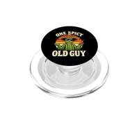 One Spicy Old Guy Funny Cactus Humour pour Les Hommes Plus âgés PopSockets PopGrip pour MagSafe