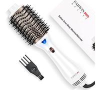 One-Step Brosse Soufflante, PARWIN PRO BEAUTY Seche Cheveux, Coiffante Ovale 4 en 1, Soins Ioniques, Chauffante Brushing, Sécher, Lisser, Volumiser, Coiffer, 1000 Watts, Blanc, (AB0322-WH)
