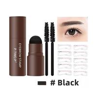 One Step Eyebloggstamp Kit De Maquillage Saillant,Longue Durée,Imperméable,Sourcils,Délié,Poudre,Pas De Floraison,Cosmétique,Outil De Tatouage.Black.