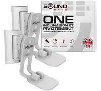 One Support De Montage Mural, Inclinable Et Pivotant, Blanc, Double, Compatible Avec One, One Gen 2, One Sl & Play:1, Installation Sans Effort, Kit De Montage Inclus