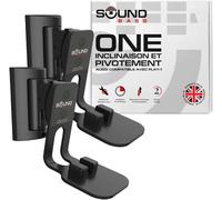 One Support De Montage Mural, Inclinable Et Pivotant, Noir, Double, Compatible Avec One, One Gen 2, One Sl & Play:1, Installation Sans Effort, Kit De Montage Inclus