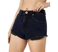 One Teaspoon - The One High Waist Shorts - Femme - Shorts - Noir - Taille: W25