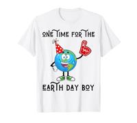 One Time for The Earth Day Boy Funny World Planet Fan Birth T-Shirt