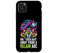 One Touch Base Away from A Villain Arc Funny Office Humor Coque pour iPhone 11 Pro Max