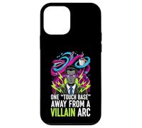 One Touch Base Away from A Villain Arc Funny Office Humor Coque pour iPhone 12 Mini